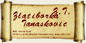 Zlatiborka Tanasković vizit kartica
